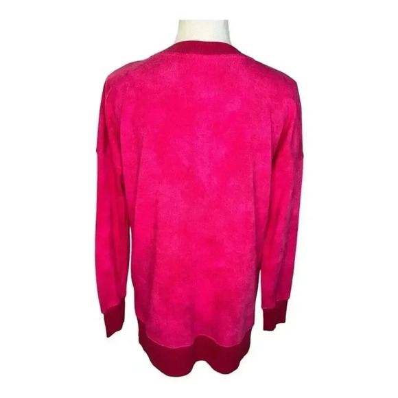 Lularoe Women's XS Pink Hannah Crewneck Sweatshirt Breast Cancer Awareness - Picture 3 of 7